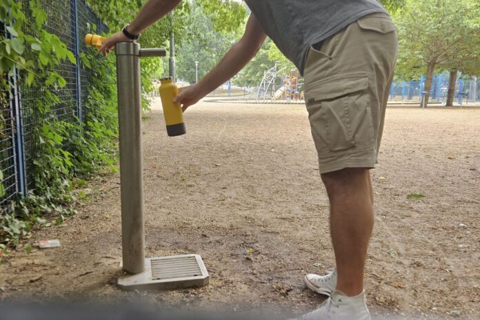 Ivókút a Vérmezőn